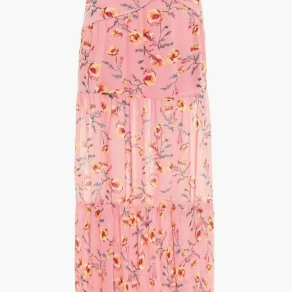 Rachel Zoe Rilo Printed Tiered Skirt‎ Maxi SIZE 8 #022
